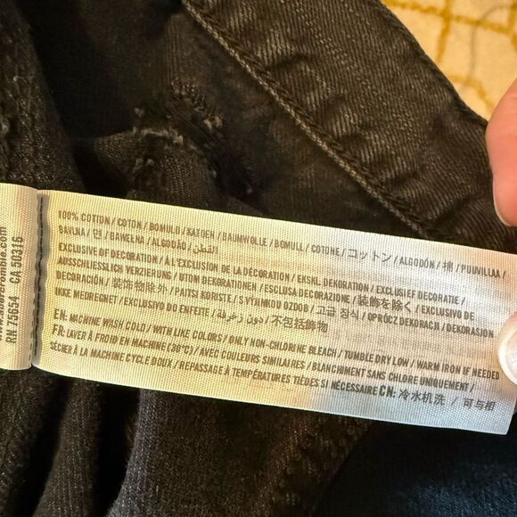 Abercrombie & Fitch Distressed Heavyweight Denim Jean Jacket Women's Size Small - Picture 8 of 9